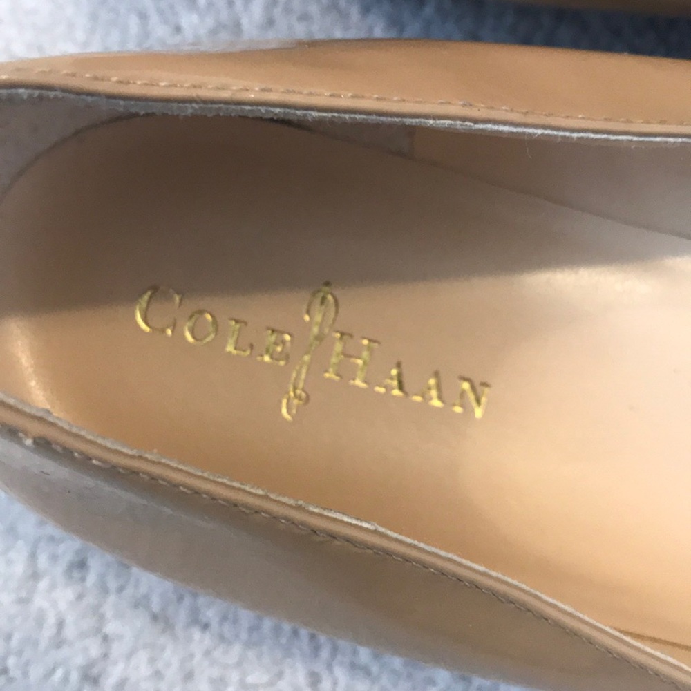 Cole Haan Nude Patent Leather Flats - Picture 5 of 6
